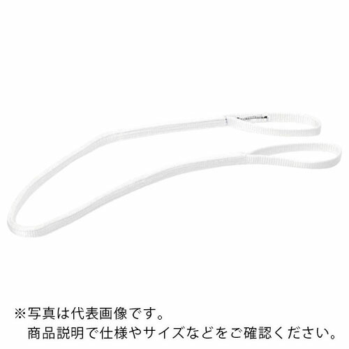 シライ ( 東レインターナショナル ) ベルトスリング ケミカルスリング C1E(JIS1トウキュウ) 両端アイ形 100mm幅×長さ4.5m ( C1E-100X4.5 ) 【メーカー取寄】