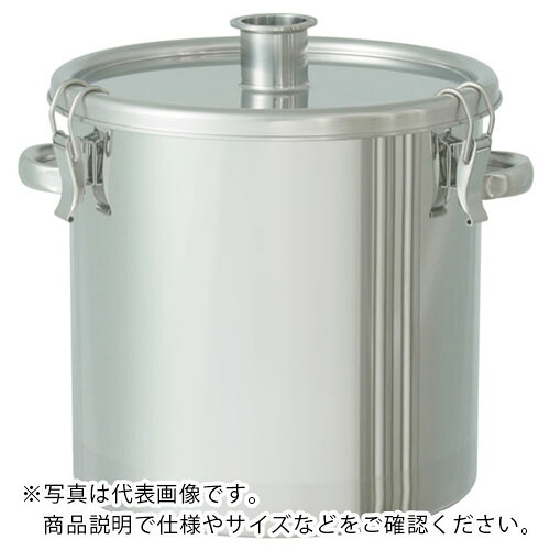 MONOVATE ステンレスタンク 粉体回収容器1.5Sへルール付 36L ( FK-CTH-36-F-1.5S ) MONOVATE(株) 【メーカー取寄】