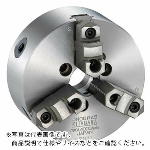 北川 ( 北川鉄工所 ) スクロールチャック チャック外径190mm ( JN07RA500 ) (株)北川鉄工所 【メーカー取寄】