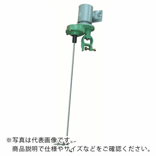 ELEPON ( エレポン化工機 ) 中速用・ギア減速式・可搬型 攪拌機 200W 200V 接液部SUS316 ( MKG-20H-316-2TO ) エレポン化工機(株) 【メーカー取寄】 81,966円