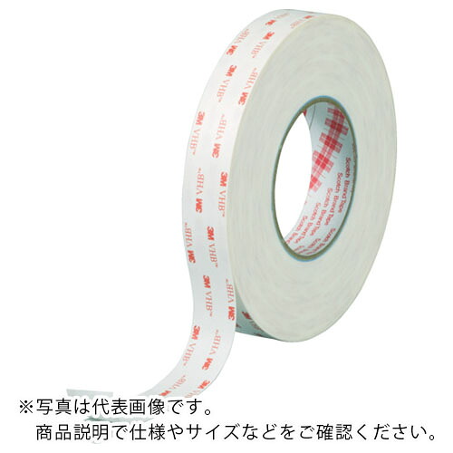 ３M ( スリーエム ) VHB社会システム用繋ぎ合わせる磁気テープ Y-4920 12mmX33m 22巻入り口・入口 白 ( Y4920 12X33 )