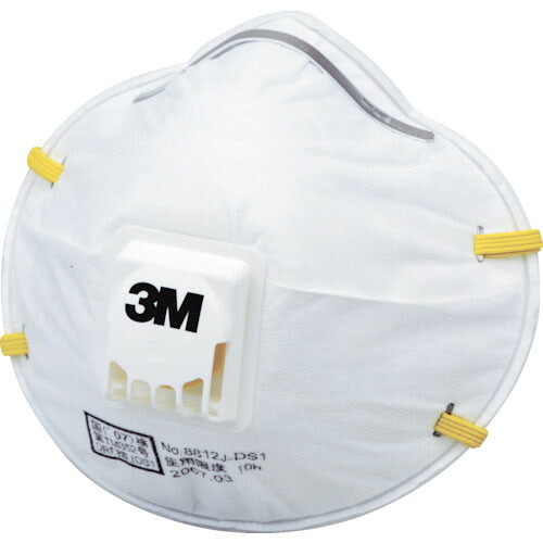 ３M ( スリーエム ) 使い捨て式防じんマスク 8812J DS1 徳用タイプ 10枚/1袋 ( 8812J DS1T ) 【24袋セット】 【メーカー取寄】