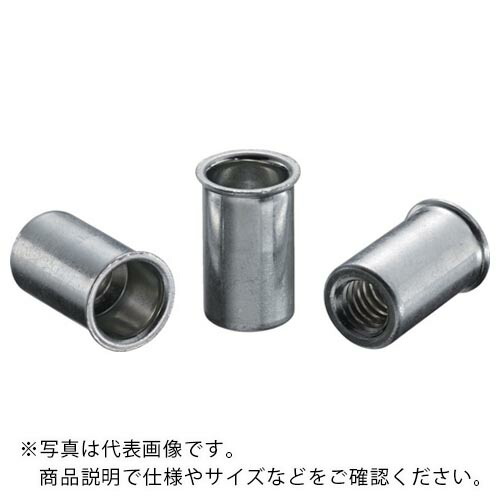 【SALE価格】エビ ( ロブテックス ) ブラインドナット&ldquo;エビナット&rdquo;(薄頭・スティール製) 板厚4.0 M6&times;1.0(1000個入) ( NSK640M )｜配管材料プロ トキワ