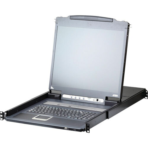 ATEN ( ATEN ) IP-KVMドロワー 8ポート/PS/2/USB/VGA/17インチ LCD/ショートレール(デイジーチェーンポート搭載、USBデバイス対応) ( CL5708IMJJS ) ATENジャパン(株) 【メーカー取寄】