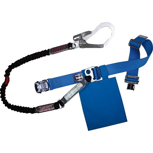 TSUYORON ( 藤井電工 ) 胴ベルト型墜落制止用器具(伸縮タイプ)ノビロン(BK) 青 Lサイズ ベルト幅50MM×長さ1400MM ワンタッチバックル仕様 ( TB-NV-OT599-BL4-BK-L-BP ) 藤井電工(株) 【メーカー取寄】