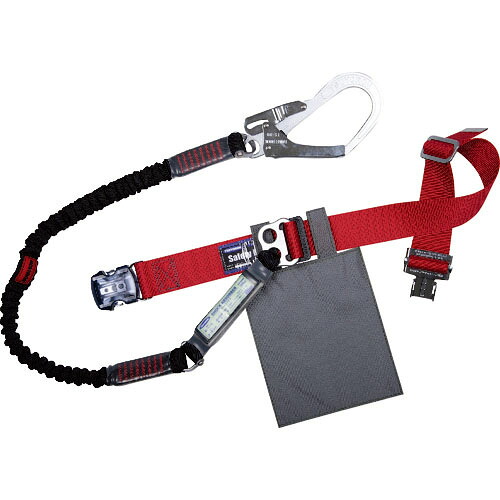 TSUYORON ( 藤井電工 ) 胴ベルト型墜落制止用器具(伸縮タイプ)ノビロン(BK) 赤 Lサイズ ベルト幅50MM×長さ1400MM ワンタッチバックル仕様 ( TB-NV-OT599-R-BK-L-BP ) 藤井電工(株) 【メーカー取寄】