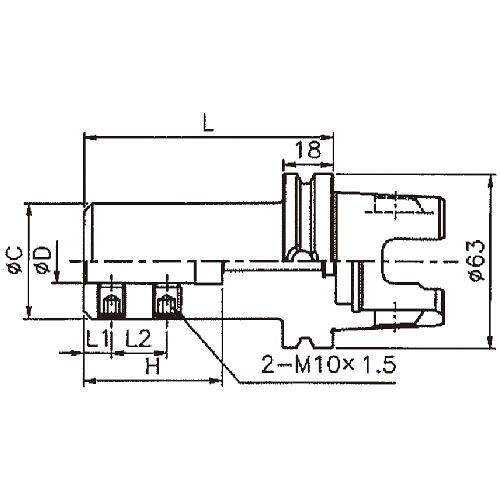 WINWELL KM63XMZ-EM/サイドロックホルダ ( KM63XMZ-EM16-60Y-D ) Winwell Japan(株) 【製造業者取寄】 DIY・工具-花・ガーデン・DIY