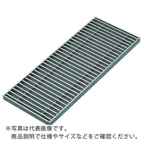 片岡 ( 片岡産業 ) グレーチング ステンレス 溝幅400mm 適用荷重側溝歩道 ( KSG4NS20-40P30 ) 【メーカー取寄】｜配管材料プロ トキワ