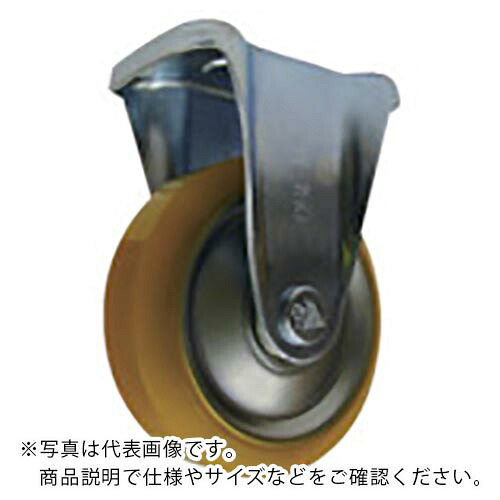 シシク ( シシクSISIKUアドクライス ) 静電気帯電押しとどめるキャスター 200径 くっ付ける 制電性ウレタン拷問台 ( EUWK-200 ) 【製造業者取寄】