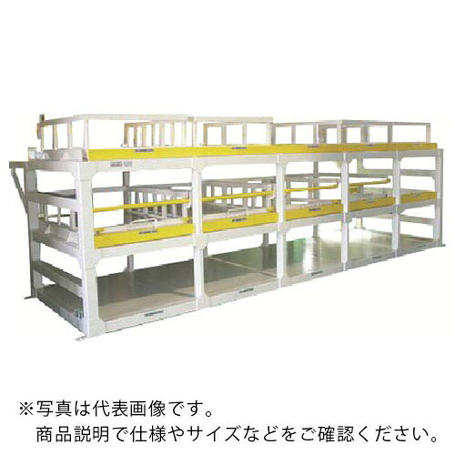 日向 ( 日向製作所 ) 横スライド式収納棚 横スライダーラック ( Y3-13-13 ) (株)日向製作所 【メーカー取寄】