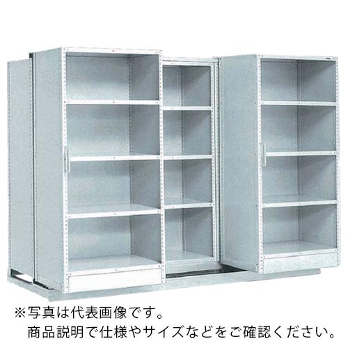 NF ( 日本ファイリング ) 移動棚 フロントライナーモデルセット 全幅3610×全奥行940×全高1920mm ( 3S4-3S3H6 ) 日本ファイリング(株) 【メーカー取寄】