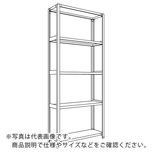 NF ( 日本ファイリング ) 軽さ開放的棚 中棚ボルトレスタイプW900D300H2100F5 ( 天使の都市73K-15 ) 【製造業者取寄】