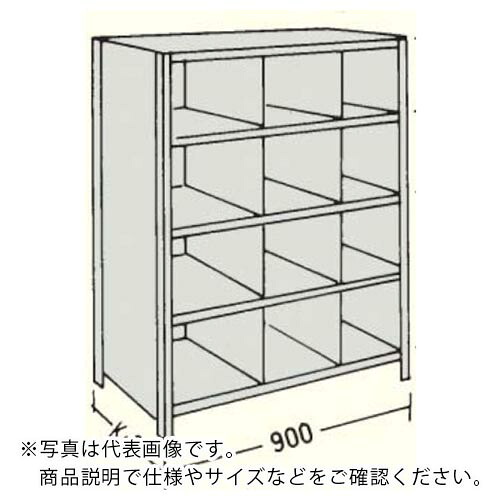 NF ( 日本ファイリング ) 縦間仕切り付軽さ商いもの棚W900D450H1800F8 ( 天使の都市63S-38 ) 日本ファイリング(株) 【製造業者取寄】 花・ガーデン・DIY-DIY・工具-その他