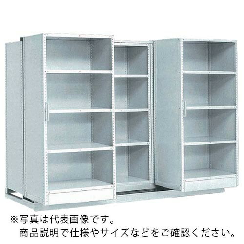 NF ( 日本ファイリング ) 移動棚 L型フロントランナー 全幅2710×全奥行940×全高1920mm ( 3S3-3S2H6 ) 日本ファイリング(株) 【メーカー取寄】