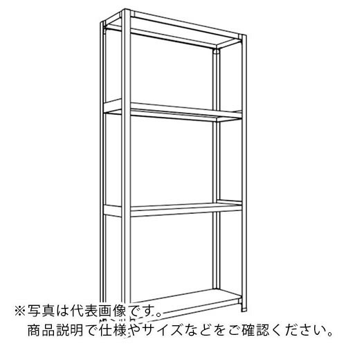 NF ( 日本ファイリング ) 軽量開放棚 中棚ボルトレスタイプW900D300H1800F4 ( LA63K-14 ) 日本ファイリング(株) 【メーカー取寄】