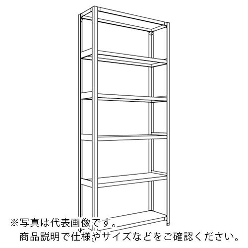 NF ( 日本ファイリング ) 軽さ開放的棚 中棚ボルトレスタイプW900D300H2100F6 ( 天使の都市73K-16 ) 【製造会社取寄】