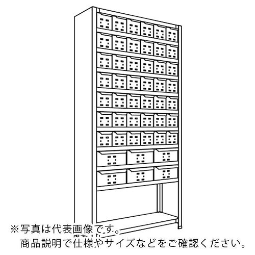NF ( 日本ファイリング ) 引出し付軽量物品棚W900D300H1800F11 ( LA63K-711 ) 日本ファイリング(株) 【メーカー取寄】