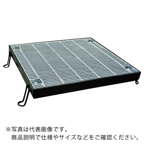 タカラ ( 宝機材 ) LSハイテングレーチング ますぶたボルト固定式正方形用 細目 T-14 ( KDHB32-33N T-14 ) (株)宝機材 【メーカー取寄】