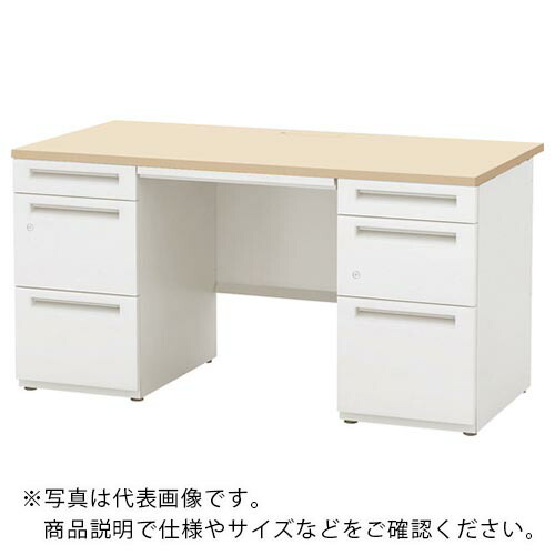 ウチダ ( 内田洋行 ) SCAENA/両袖デスク SS147A4B4-SK OW/PW ( 5-110-1460 ) (株)内田洋行 【メーカー取寄】