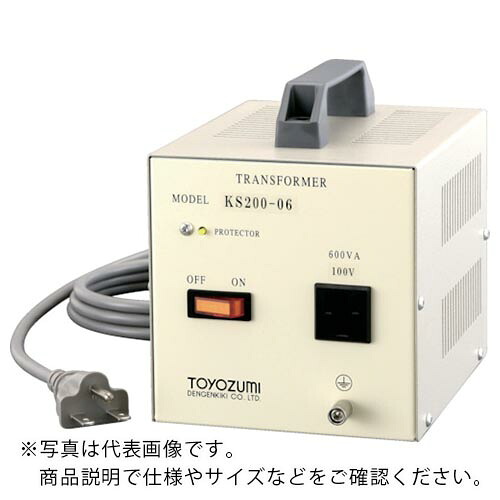豊澄電源 ( 豊澄電源機器 ) KS国内設備シリーズ 200V対100V 600VA ( KS200-06 ) 豊澄電源機器(株) 【メーカー取寄】