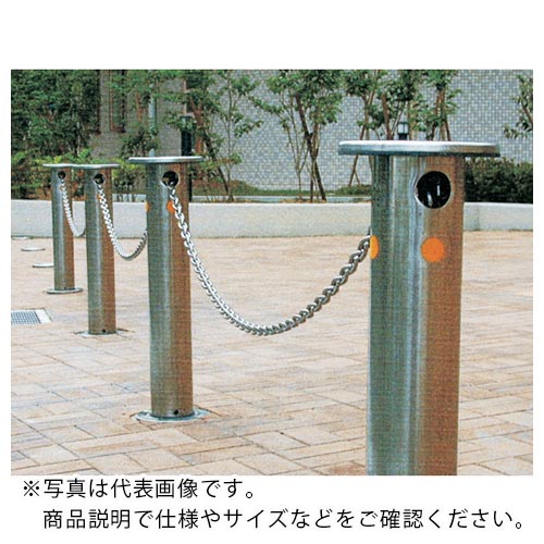 メドーマルク ( サンキン ) ステンレス製ポールタイプ(上下式) ポール径76.3×t2.0×H700mm(販売一時停止中) ( J-8 ) サンキン(株) 【メーカー取寄】