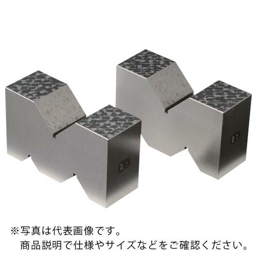 RKN ( 理研計測器製作所 ) 鋳鉄製VブロックA形 全長150mm×V幅60mm 2個1セット ( RCV-A150 ) (株)理研計測器製作所 【メーカー取寄】