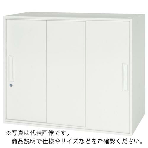 DAISHIN ( ダイシン工業 ) 壁面収納庫 3枚引戸型 上下兼用W800 ホワイト ( V840-07TS ) ダイシン工業(株) 【メーカー取寄】
