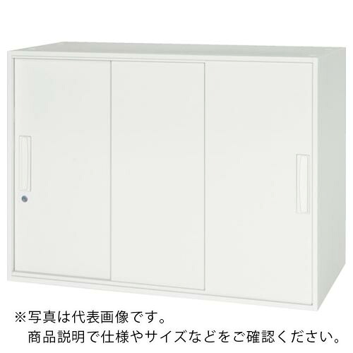 DAISHIN ( ダイシン工業 ) 壁面収納庫 3枚引戸型 上下兼用D400 ホワイト ( V940-07TS ) ダイシン工業(株) 【メーカー取寄】