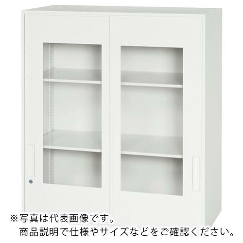 DAISHIN ( ダイシン工業 ) 壁面収納庫 窓付き引戸型 上置き専用D500 ホワイト ( V950-10SG ) ダイシン工業(株) 【メーカー取寄】