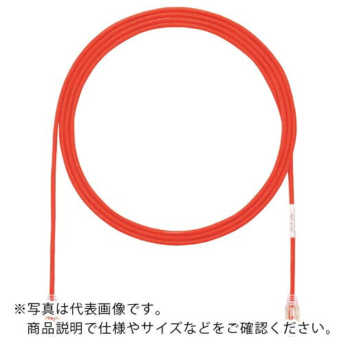 PANDUIT ( パンドウイット ) カテゴリ6細径パッチコード 7m 赤 ( UTP28SP7MRD ) 【10本セット】