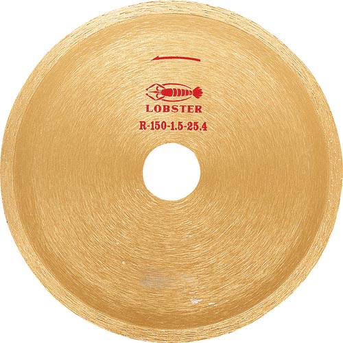 エビ ( ロブテックス ) 金剛石裁断師 リム手合い (乾式・湿式) 152粍 ( R-150 ) 【製造業者取寄】