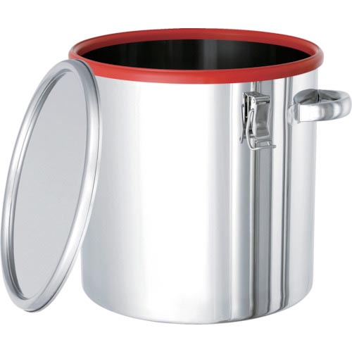 MONOVATE カラーパッキン付密閉容器(赤)10L ( CTH-DRE-24 ) MONOVATE(株) 【メーカー取寄】