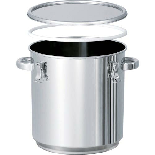 MONOVATE PTFEパッキン付テーパー型積み重ね式密閉容器 20L ( TP-CTH-STA-PTFE-30 ) MONOVATE(株) 【メーカー取寄】