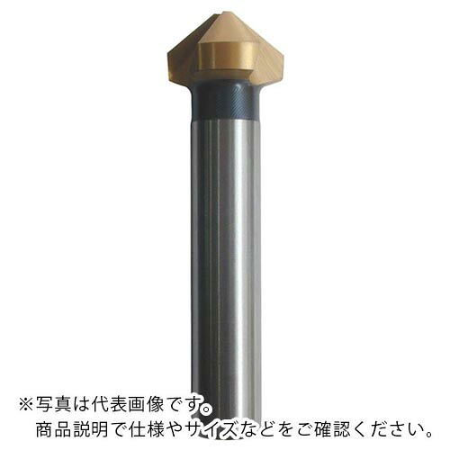 WEBA カウンタシンク No.19100-1 100°3枚刃 HSS TiNコ-ティング φ12.4 ( 19100-1-12.4 )