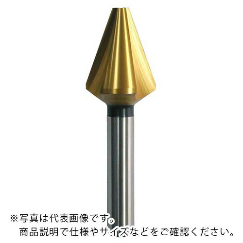 WEBA カウンターシンク No.19040-1 40°3枚刃 HSS TiNコ-ティング φ12.4 ( 19040-1-12.4 )