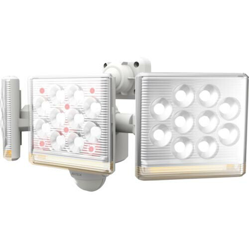 RITEX ( ムサシ ) 12W3灯 フリーアーム式 LEDセンサーライト リモコン付 ( LED-AC3045 )