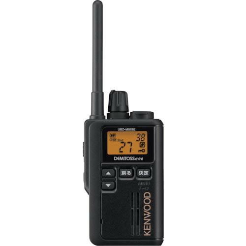 【SALE通貨価値】KENWOOD ( JVCケンウッド ) 一種独特小ワット数トランシーバー 黒いこと ( UBZ-M51SEB )