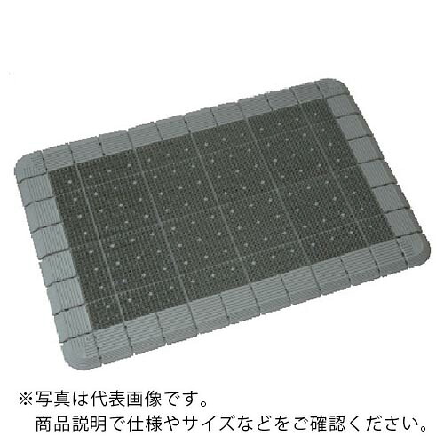 兀鷹 ( 山崎製作 ) エバック 室外用つや消し ハイローリングマットDX #6 600mm×900粍 薄墨色 ( F-121-6 GY )