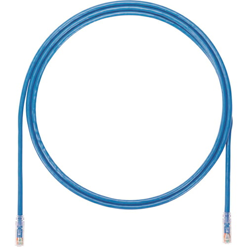 PANDUIT ( パンドウイット ) カテゴリ6A UTPパッチコード 24AWG単線 ケーブル径:Φ6.4mm 20m 青 ( UTP6AX20MBU )