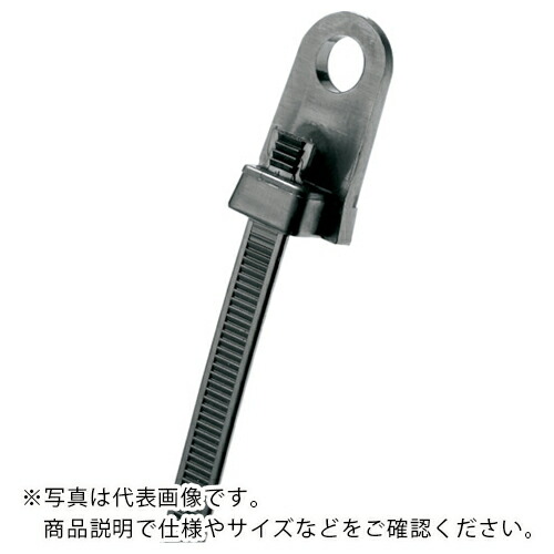 【SALE必要経費】PANDUIT ( パンドウイット ) スタストラップ クランプタイプナイロン一緒になるダンス楽隊 耐候性黒 ( SSC4H-S25-D0 )