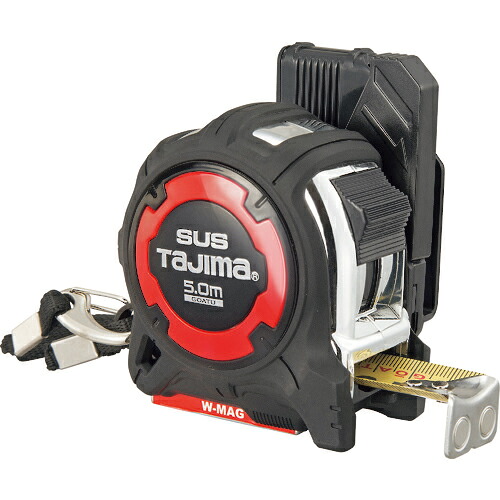 タジマ ( TJMデザイン ) 剛厚セフＧステンロックダブルマグ２５ ５．０ｍ メートル目盛 ( GASFGSLWM25-50 )