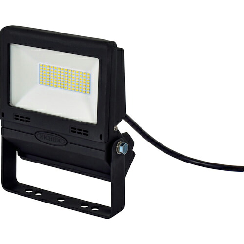 【SALE通貨価値】NICHIDO ( 日動加工 ) LED投光照明器 常設用坦々たるともし火30W 黒 ( LJS-FH30D-BK-50K )