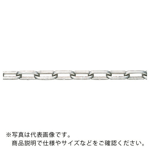 水本 ( 水本機械製作所 ) 【要長さ指定】SUS304ステンレスチェーン6-B 長さ・リンク数指定カット 3.1~4m ( 304-6-B-4C ) (株)水本機械製作所 【メーカー取寄】