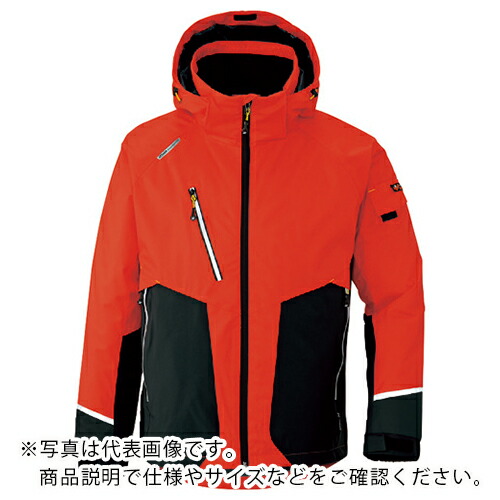 アイトス 光電子ストレッチ防寒ジャケットレッド ( AZ6174-009-L )