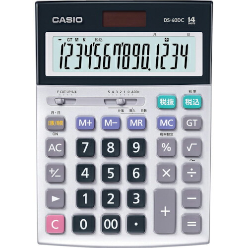 カシオ ( カシオ計算機 ) 本格実務電卓 ( DS-40DC )