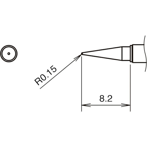 白光 こて先I型 350℃ ( T38-03I )
