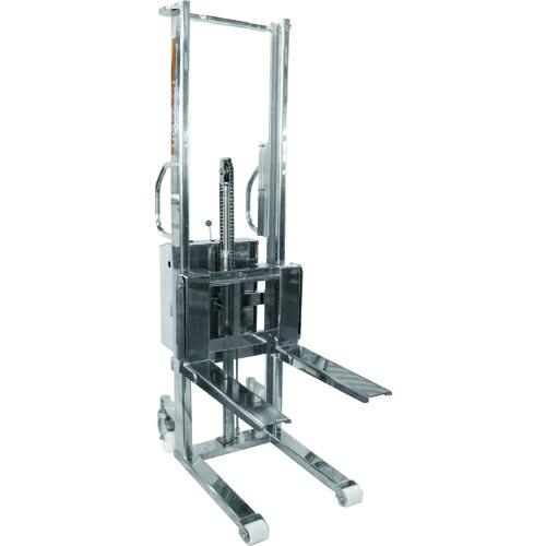 Bishamon ( スギヤス ) フォーク式リフター ステントラバーリフト(バッテリー油圧式) 均等荷重500kg フォーク寸法600×110mm ( ST50E-HL ) (株)スギヤス 【メーカー取寄】