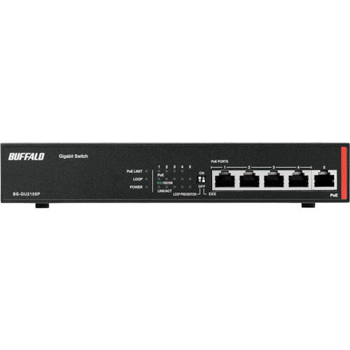 BUFFALO ( 緩衝装置置き目 ) 法人向け Giga相応う Layer2 アンマネージスイッチ 5界面 ( BS-GU2105P ) DIY・工具-その他