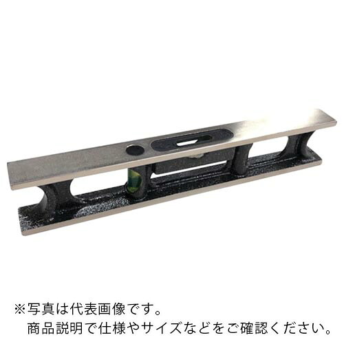 KOD ( アカ仕合わせ製造所 ) 鉄気泡管水準器 メッキ入眼 230粍 ( L-880 230MM ) 花・ガーデン・DIY-その他