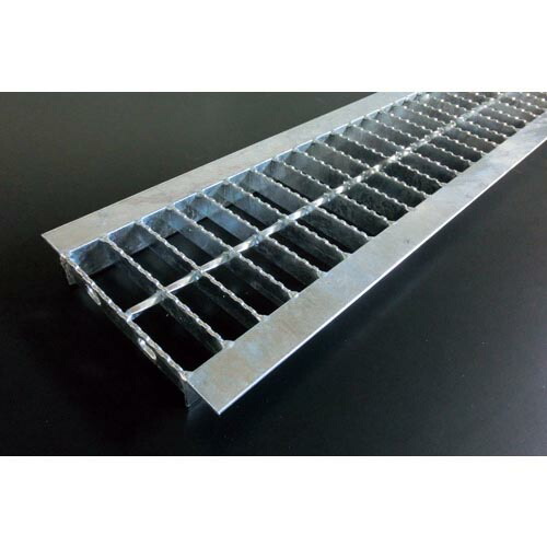 奥岡 ( 奥岡製作所 ) スチール製 U字溝用 グレーチング 溝幅240用 並目 ノンスリップ ( OKUN-5 24-25 ) (株)奥岡製作所 【メーカー取寄】